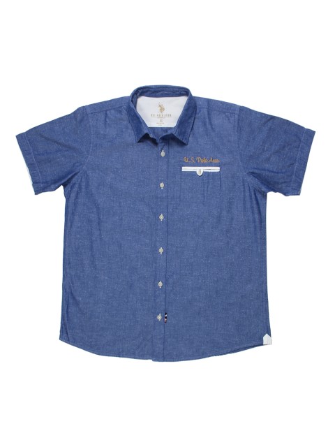 

U.S. Polo Assn. Kids Boys Blue Casual Shirt