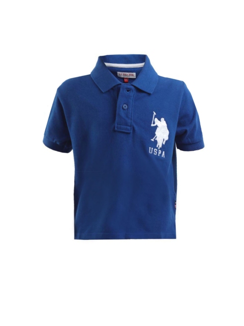 

U.S. Polo Assn. Kids Boys Blue Polo T-shirt