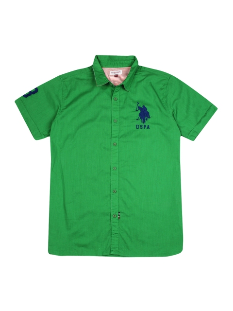 

U.S. Polo Assn. Kids Boys Green Shirt