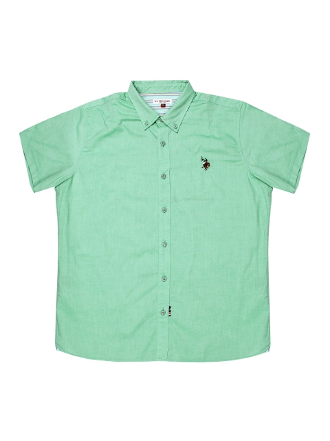 

U.S. Polo Assn. Kids Boys Green Shirt
