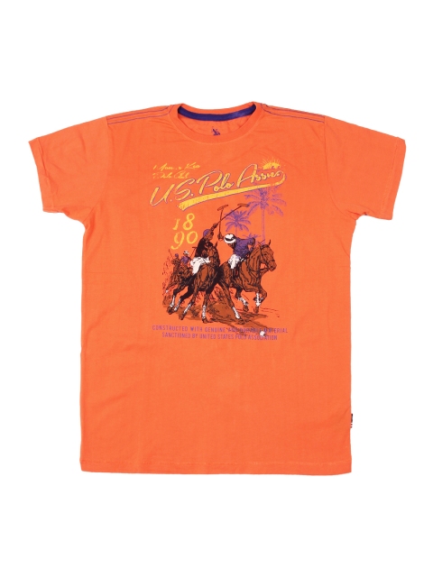 

U.S. Polo Assn. Kids Boys Orange T-shirt