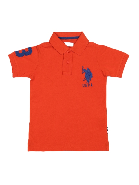 

U.S. Polo Assn. Kids Boys Orange T-shirt