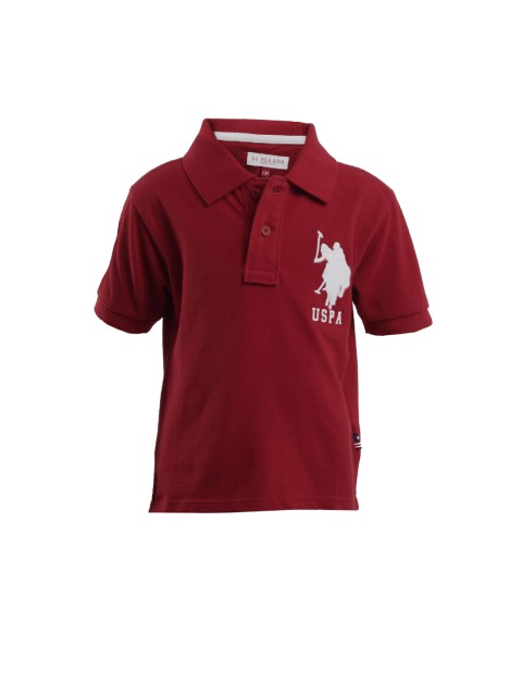

U.S. Polo Assn. Kids Boys Red Polo T-shirt