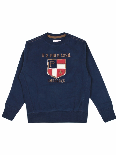 

U.S. Polo Assn. Boys Blue Applique Detail Sweatshirt