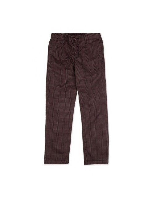 

U.S. Polo Assn. Kids Boys Burgundy & Black Checked Trousers