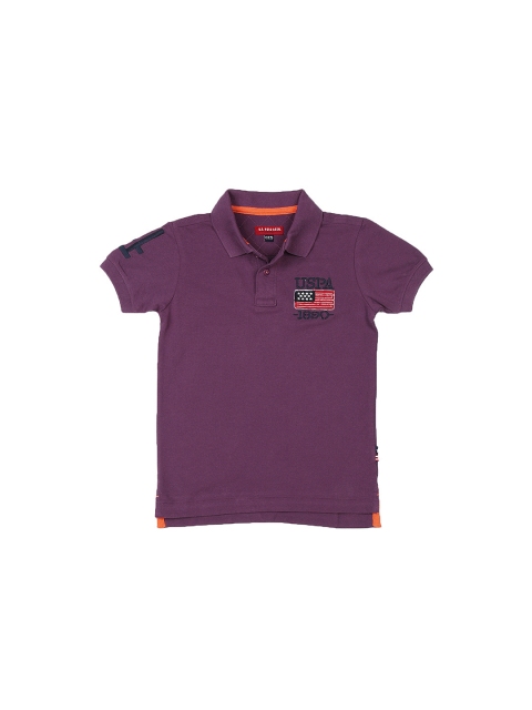 

U.S. Polo Assn. Kids Boys Purple Polo T-shirt