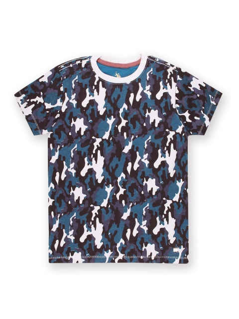 

U.S. Polo Assn. Kids Boys Camouflage Printed T-shirt, Multi
