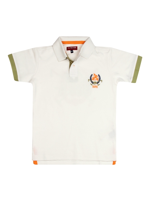 

U.S. Polo Assn. Kids Boys White Polo T-shirt