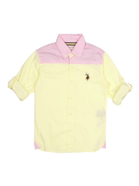 

U.S. Polo Assn. Kids Boys Yellow Shirt