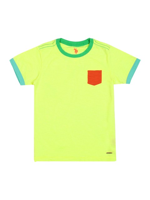 

U.S. Polo Assn. Kids Boys Yellow T-shirt