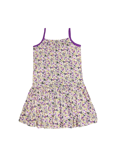 

U.S. Polo Assn. Kids Girls White Printed Dress
