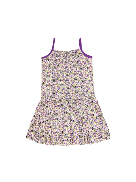 

U.S. Polo Assn. Kids Girls White Printed Dress