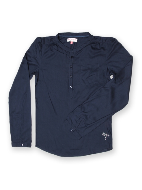 

U.S. Polo Assn. Kids Girls Navy Top, Navy blue
