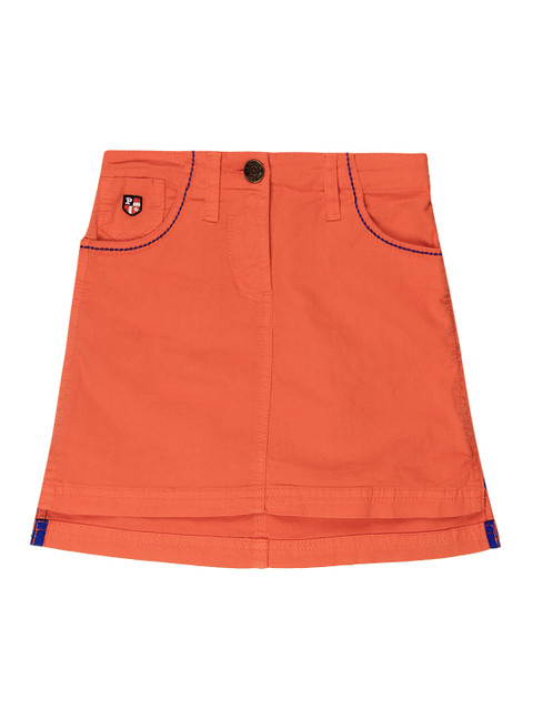 

U.S. Polo Assn. Kids Girls Orange Skirt