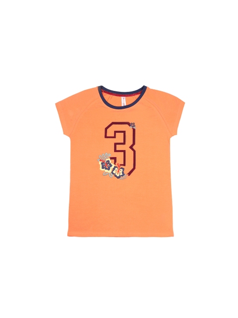 

U.S. Polo Assn. Kids Girls Orange Top