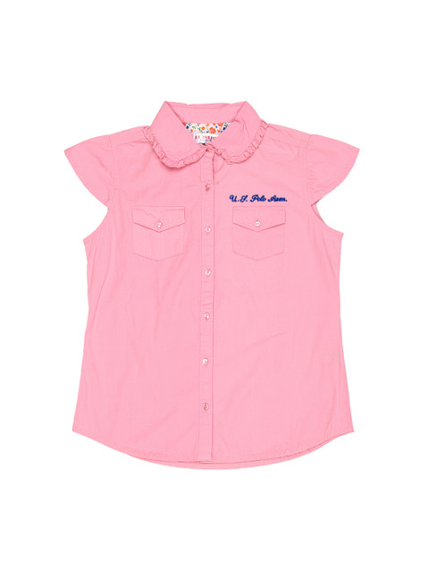 

U.S. Polo Assn. Kids Girls Pink Top