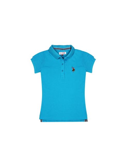 

U.S. Polo Assn. Kids Girls Blue T-shirt