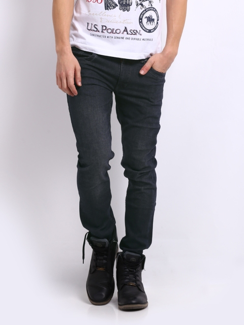 

U.S. Polo Assn. Denim Co. Men Black Skinny Fit Stretchable Jeans