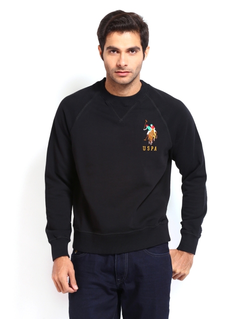 

U.S. Polo Assn. Men Black Sweatshirt