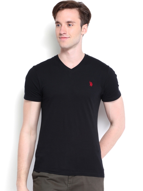 

U.S. Polo Assn. Men Black T-shirt