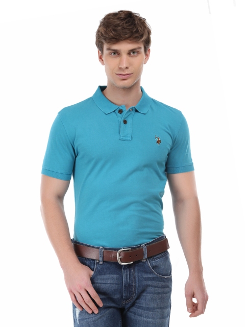 

U.S. Polo Assn. Denim Co. Men Blue Capri Breeze Polo T-Shirt