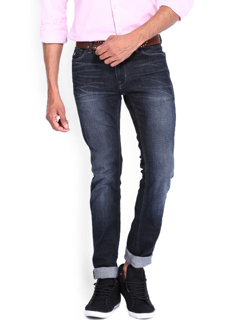 

U.S. Polo Assn. Denim Co. Men Blue Skinny Fit Stretchable Jeans