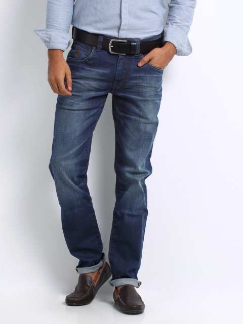 

U.S. Polo Assn. Denim Co. Men Blue Slim Tapered Fit Jeans