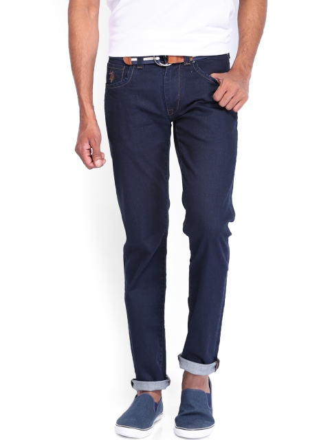 

U.S. Polo Assn. Denim Co. Men Blue Slim Tapered Fit Jeans