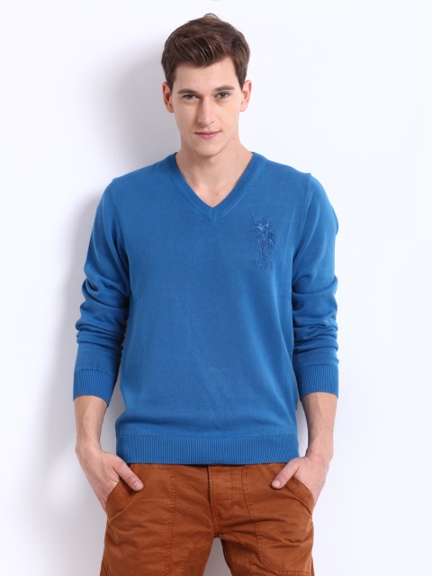 

U.S. Polo Assn. Denim Co. Men Blue Sweater