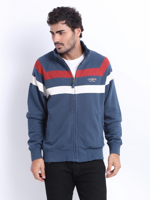 

U.S. Polo Assn. Denim Co. Men Blue Sweatshirt