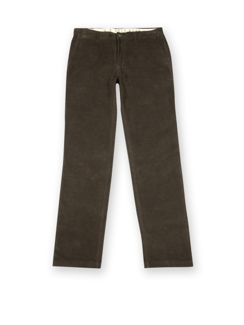 

U.S. Polo Assn. Men Brown Tapered Fit Corduroy Trousers