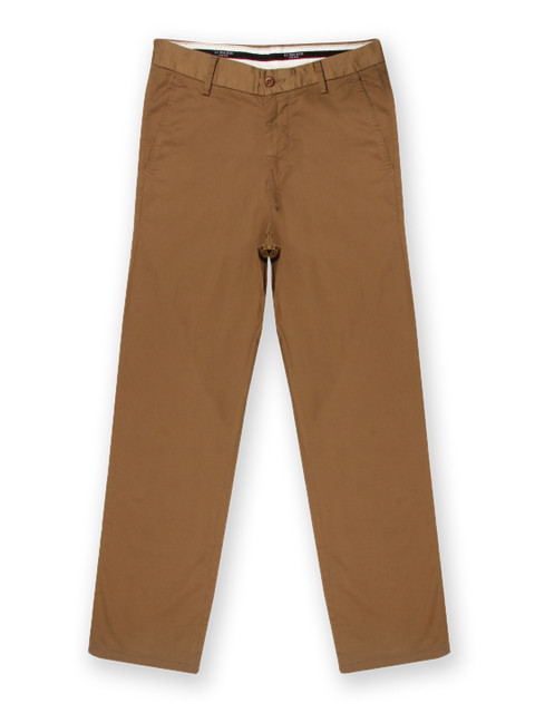 

U.S. Polo Assn. Men Brown Tapered Fit Trousers