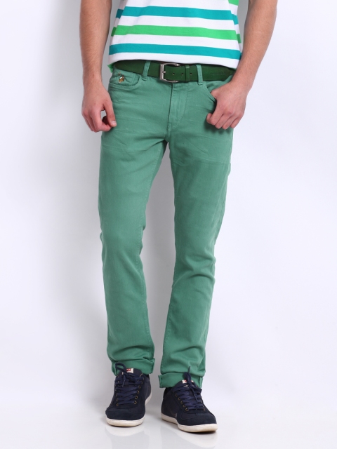 

U.S. Polo Assn. Denim Co. Men Green Skinny Fit Jeans