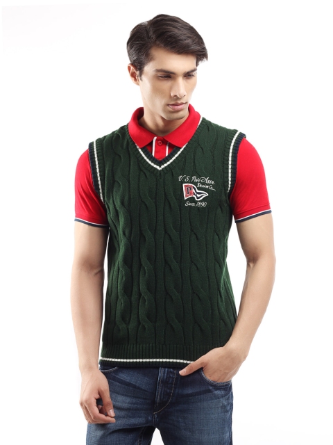 

U.S. Polo Assn. Men Green Sweater