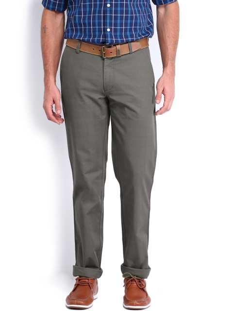 

U.S. Polo Assn. Men Grey Tapered Fit Trousers