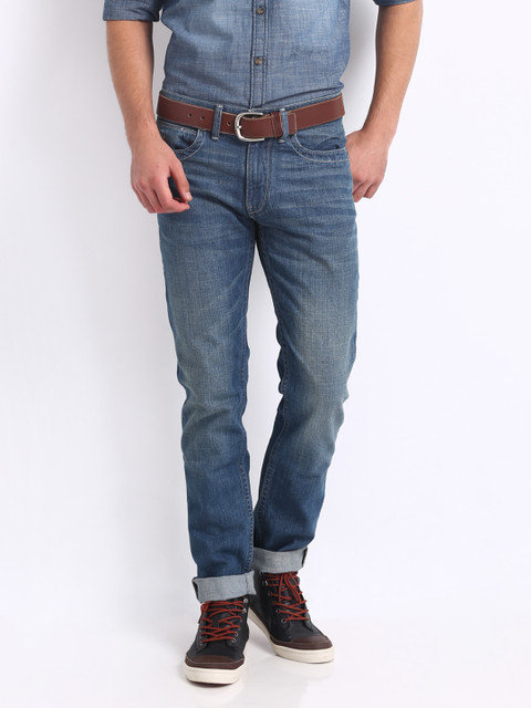 

U.S. Polo Assn. Denim Co. Men Blue Tapered Slim Fit Jeans