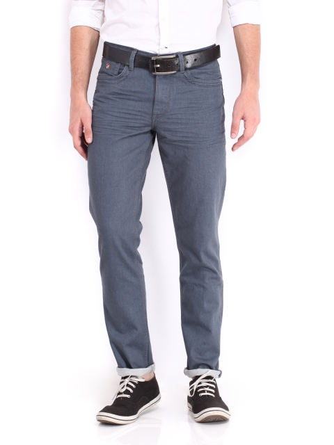 

U.S. Polo Assn. Denim Co. Men Grey Slim Tapered Fit Jeans