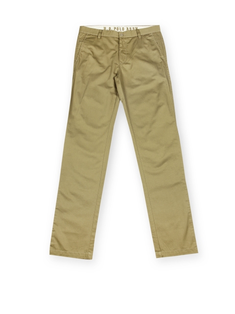 

U.S. Polo Assn. Men Khaki Tapered Fit Trousers