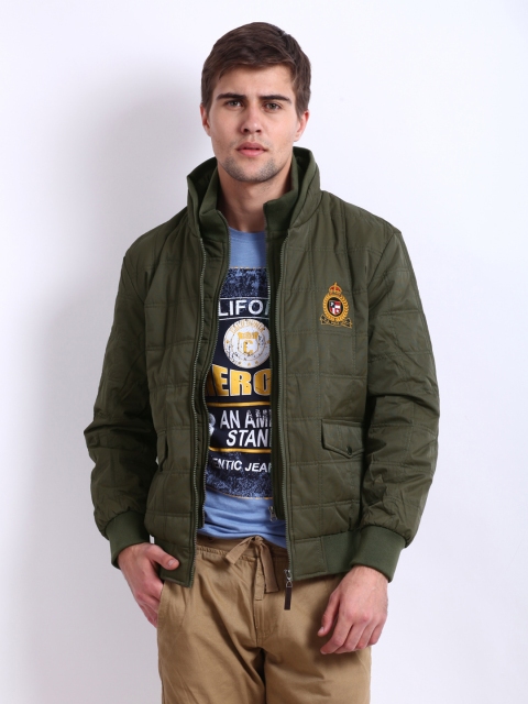 

U.S. Polo Assn. Men Olive Green Padded Jacket