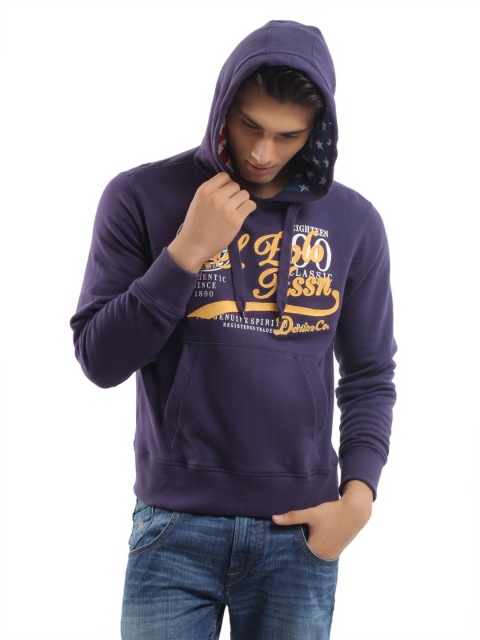 

U.S. Polo Assn. Denim Co. Men Purple Sweatshirt