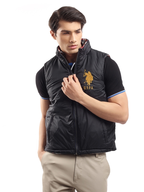 

U.S. Polo Assn. Men Red & Black Reversible Jacket