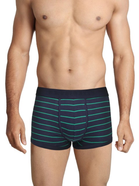 

U.S. Polo Assn. Men Assorted Striped Fashion Trunks I004, Grey