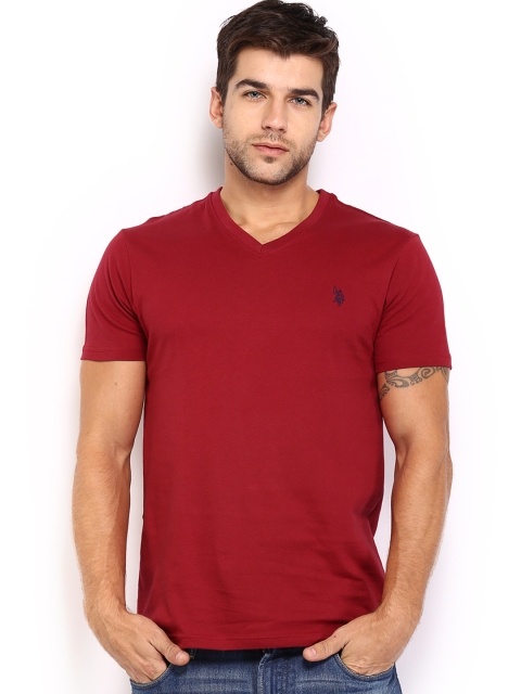 

U.S. Polo Assn. Men Red T-shirt