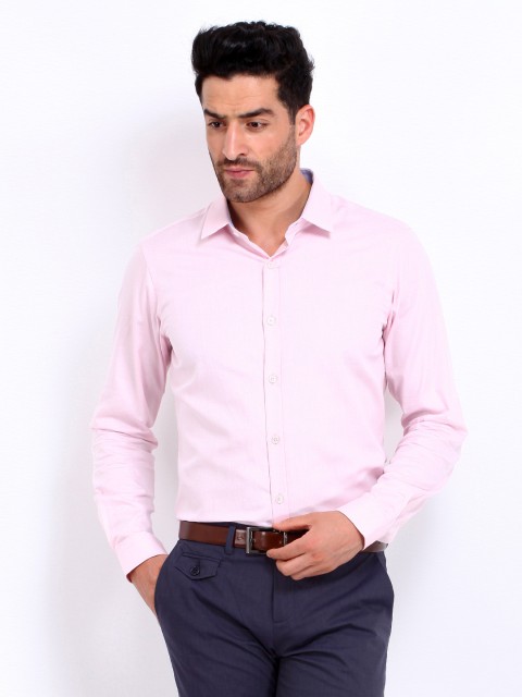 

United Colors of Benetton Men Pink Smart-Casual Shirt
