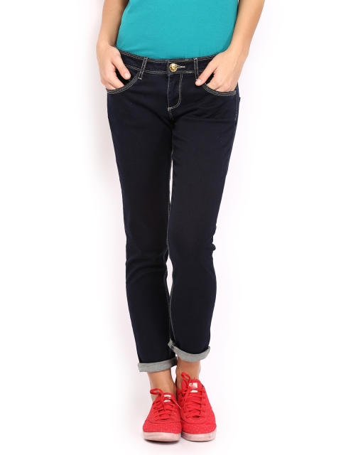 

United Colors of Benetton Women Blue Slim Fit Stretchable Jeans