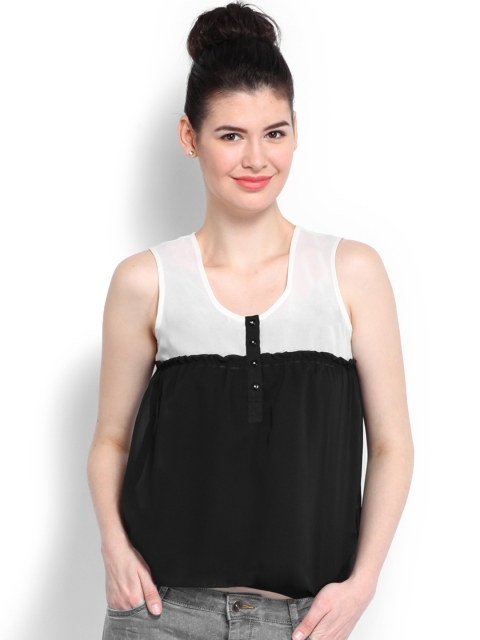 

Vero Moda Women Black & White Top
