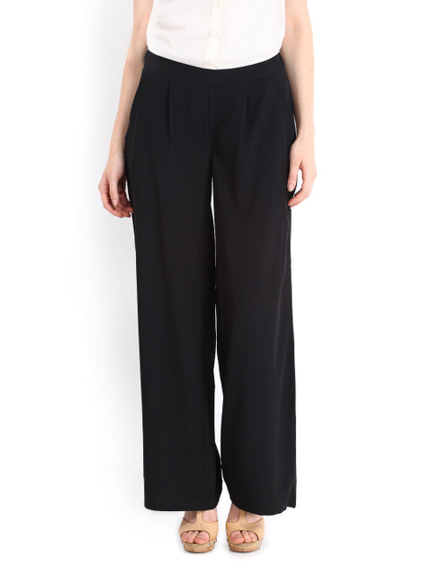 

Vero Moda Women Black Formal Trousers