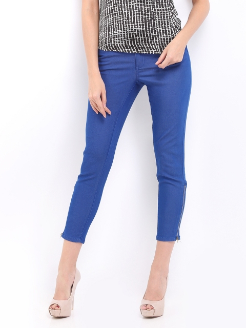 

Vero Moda Women Blue Slim Fit Cropped Jeggings