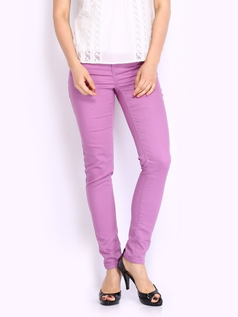 

Vero Moda Women Lavender Slim Fit Stretchable Jeans