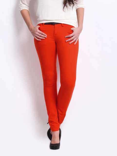 

Vero Moda Women Orange Trousers